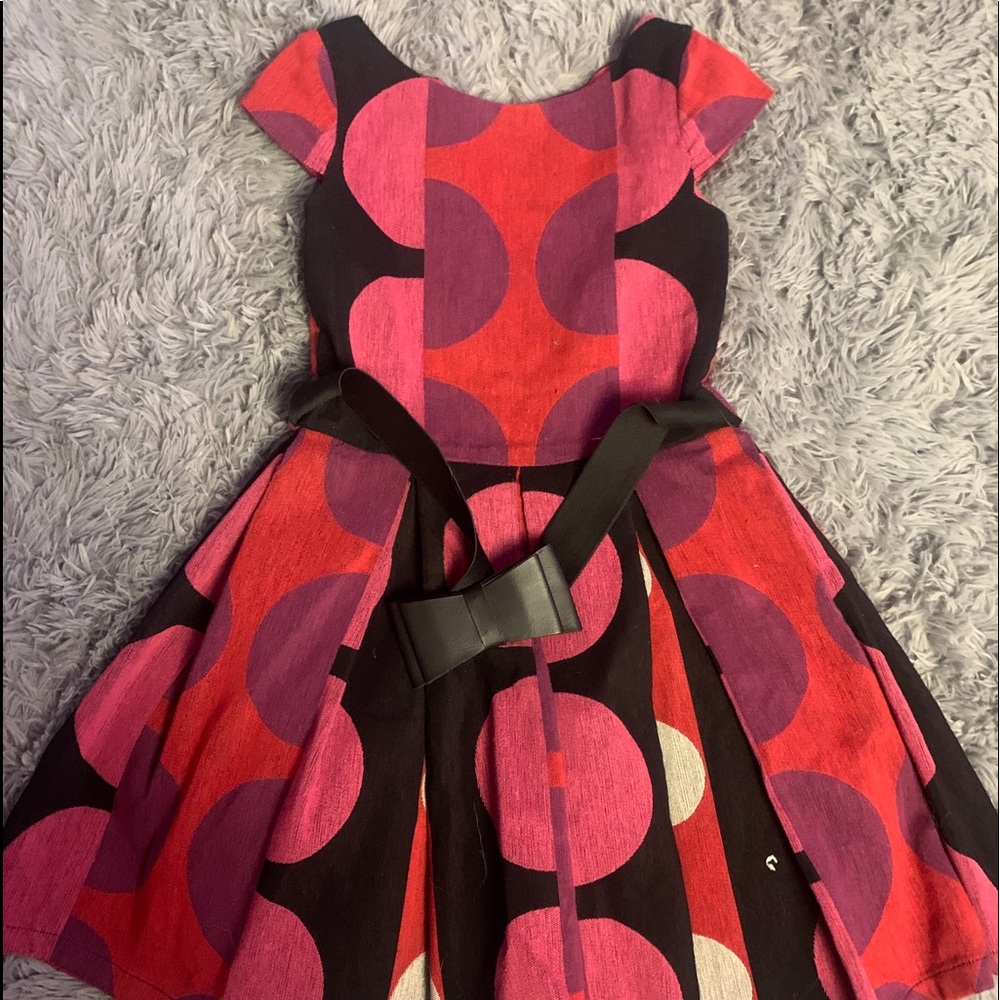 Girls ZOË LTD circles spring dress